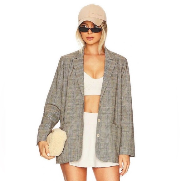 l*space Jackets & Blazers - L*Space X Tessa Brooks “Nadia” Plaid Blazer size Small NWT